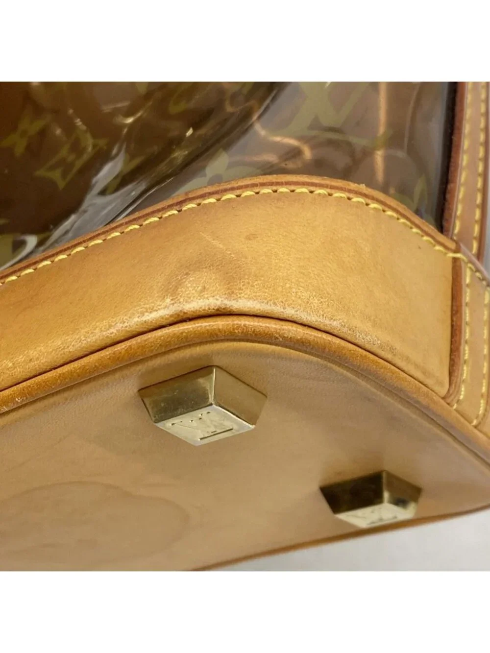 Louis Vuitton Tote Monogram Vinyl Cover Amble PM Brown - Picture 7 of 10